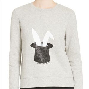 Kate Spade Make Magic Happen Rabbit Sweatshirt
